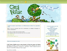 Tablet Screenshot of canalnature.be
